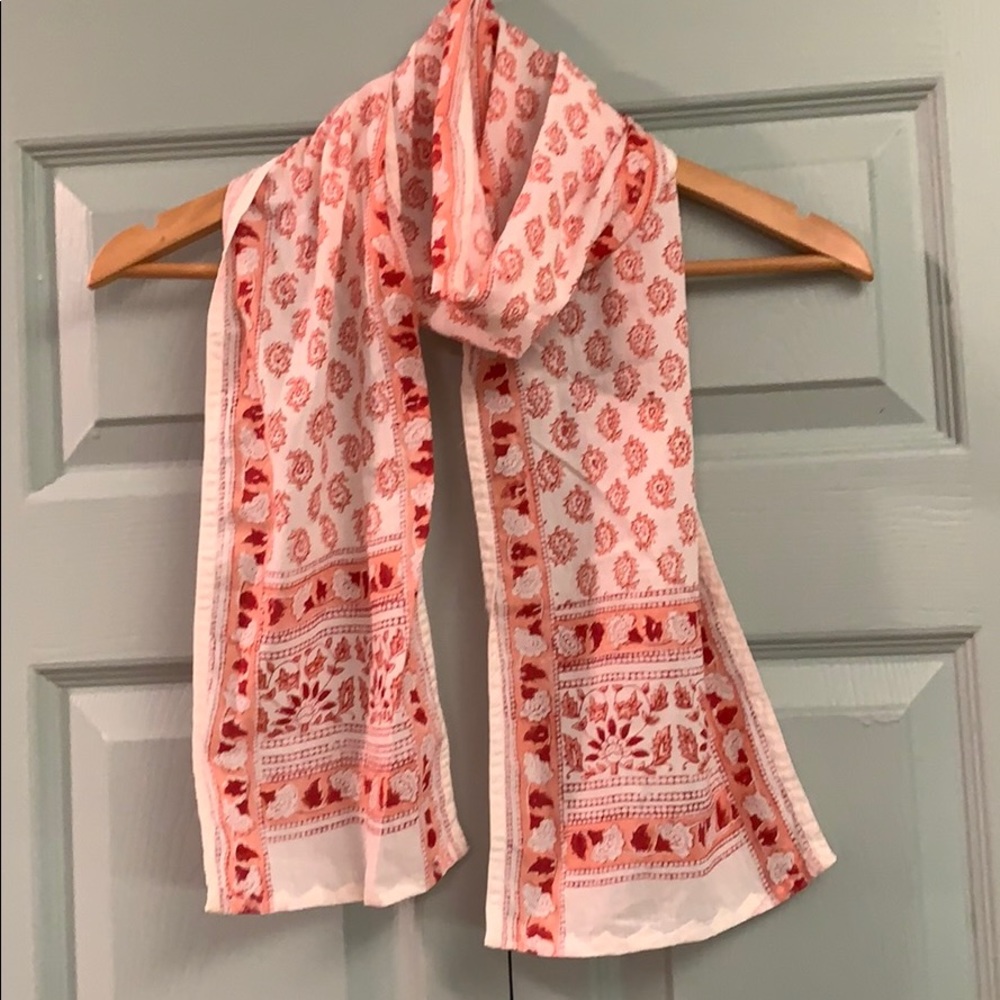 Kerry Cassill Block Printed Cotton Scarf